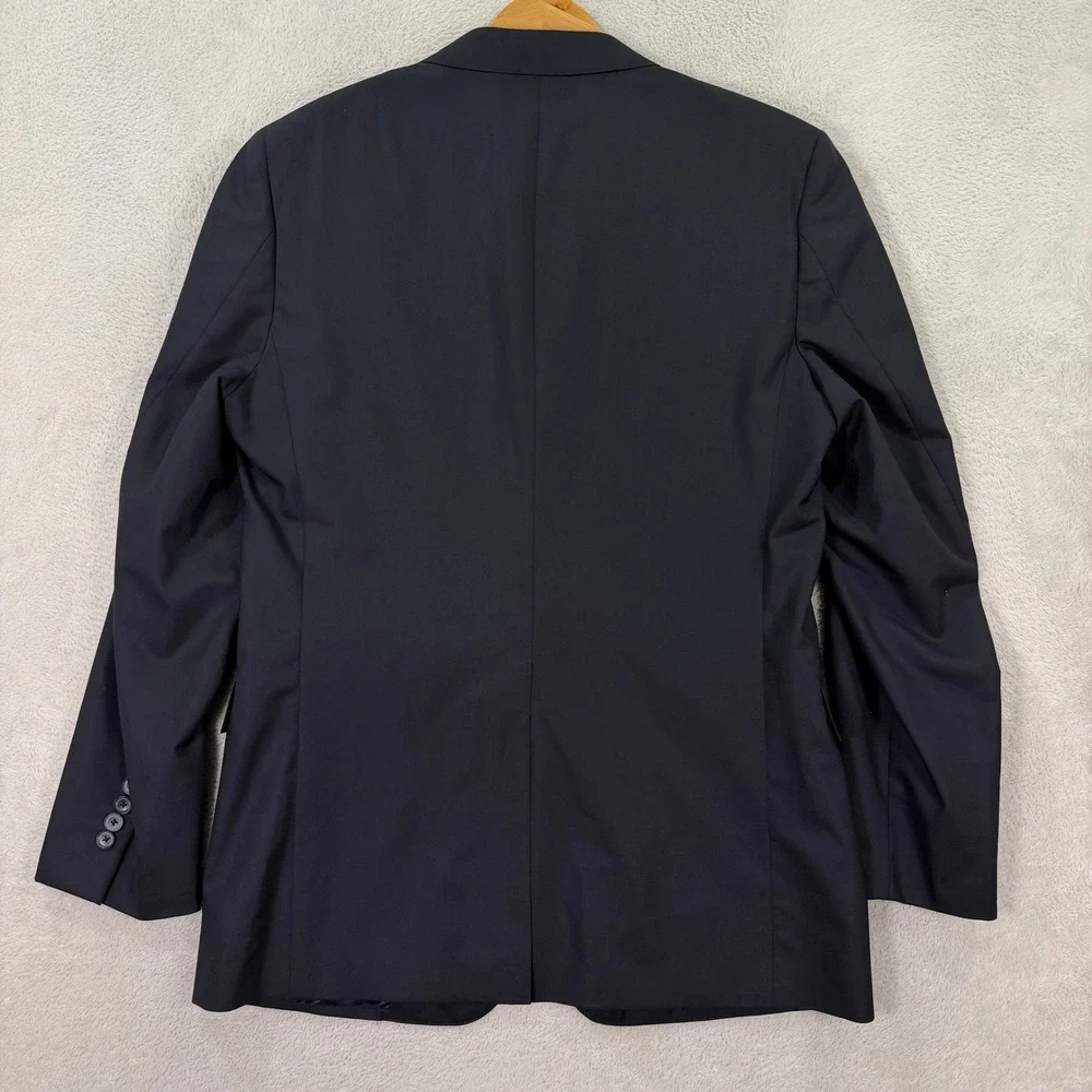 Brooks Brothers Mens 42L Long Slim Fit Blazer 1818 Regent Navy Wool Sport Coat